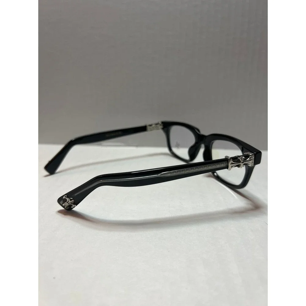 Chrome Hearts Eyeglasses with Silver Detailing